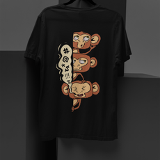 3 Monkeys - Oversized T-Shirts