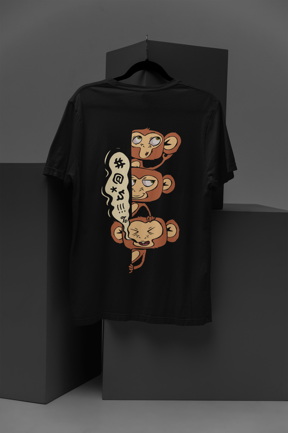 3 Monkeys - Oversized T-Shirts